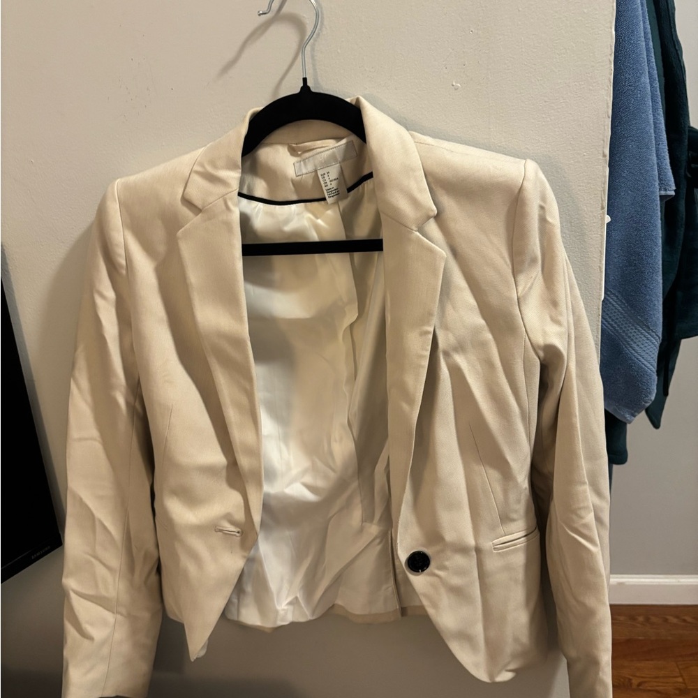 H&M Beige Blazer for Women
